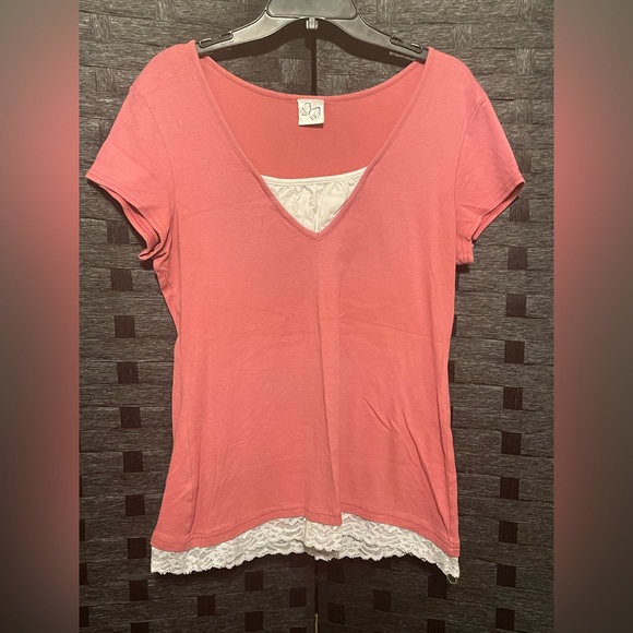 set of 4 Y2K Womens fashion bug shirts XL  blue, light pink, pink, brown Vintage - Picture 10 of 13